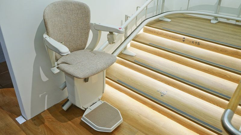 A picture of one of our stair lifts